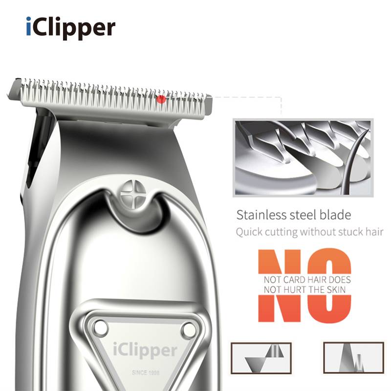 iClipper-I6 2020 reka bentuk idea baharu gunting rambut gunting rambut pemangkas rambut tanpa wayar elektrik profesional