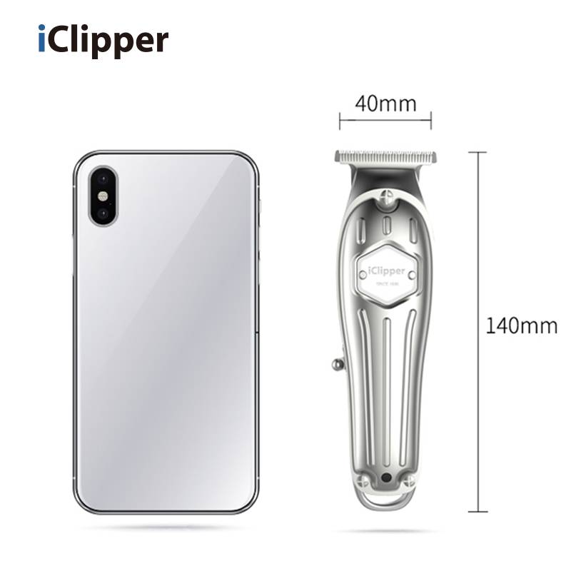 iClipper-I9 ดีไซน์ใหม่ร้านตัดผมร้านทำผมเครื่องตัดหัวล้านปัตตาเลี่ยนเครื่องตัดขนไฟฟ้าโลหะทั้งหมด
