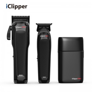 IClipper-K77 Tukang Cukur Profesional Tanpa Kabel Isi Ulang Menggunakan Gunting Rambut BLDC dengan Pisau DLC