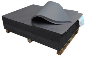 Рециклирана Богородица од двете/еднострани црна хартиена плоча, ламинирани црн картон картонски листови или ролни