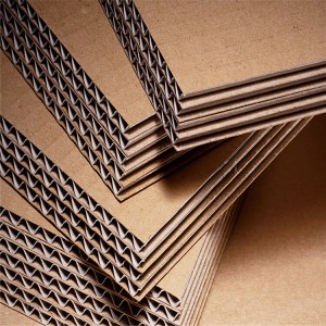 Pārstrādāts testlainera kartona papīrs ar brūnu aizmuguri, kas ražots Ķīnā