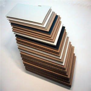 Recyceltes Testliner-Kartonpapier mit brauner Rückseite, hergestellt in China