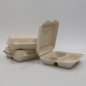 Kutija za odnošenje biorazgradivog pribora za jelo od vreće pulpe