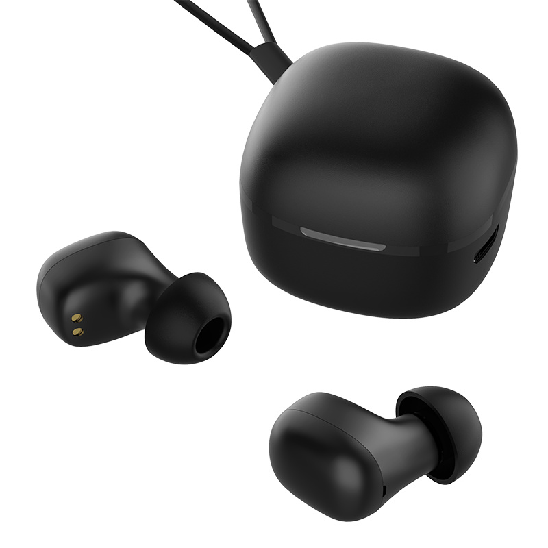 Super Mini Diki Bluetooth TWS Earbuds ine mhando C yekuchaja Port Q3