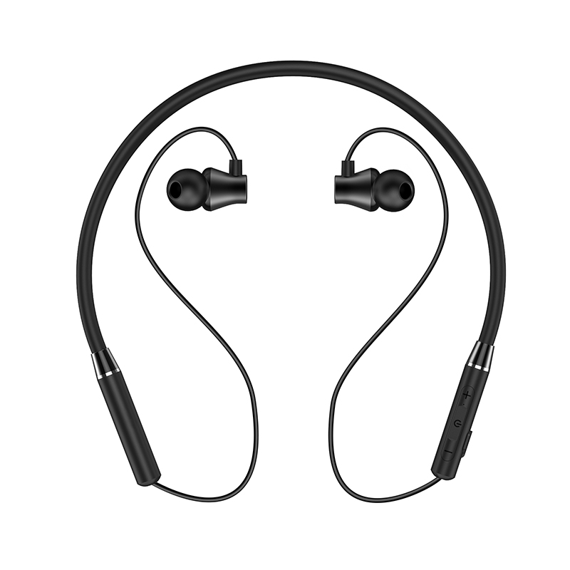 Fones de ouvido Bluetooth com fita para o pescoço, fones de ouvido sem fio Bluetooth para esportes